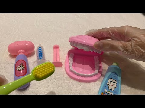 ASMR | GATILHOS COM BRINQUEDOS DE DENTISTA