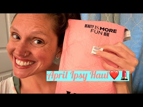ASMR - April Ipsy Haul! Soft Spoken Bubble Yum!