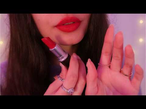 ASMR MAC Lipstick Collection 💄 Relaxing Try On, Mouth Sounds, Whispering