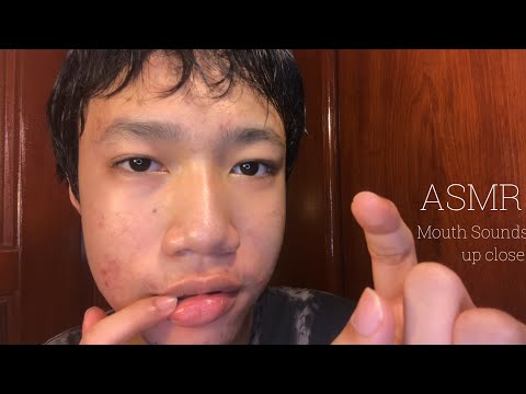 ASMR Up Close  Mouth Sounds