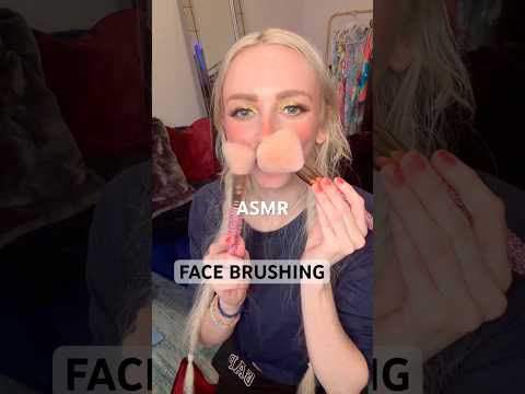 Live ASMR face brushing #relax