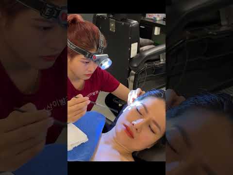Is it Sleeping Beauty? It's #THUONGTHUONG getting her ear cleaned #shorts
