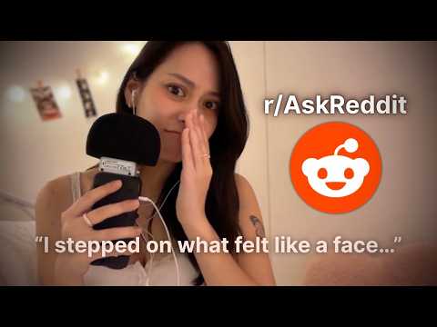 ASMR true scary stories from reddit 💀🩸 | clicky ear-to-ear whispering