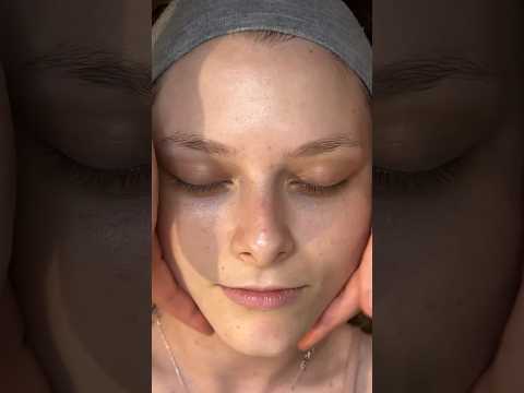 ASMR Face Moisturizing and massage #asmr #asmrshorts