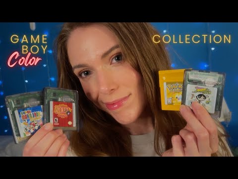 ASMR | My Nintendo Game Boy Color Collection | Video Game Show and Tell