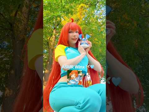 ASMR БЛУМ ДЕЛАЕТ МАКИЯЖ В ПАРКЕ🌸 #asmr #asmrsounds #relaxing #makeup  #асмр #relax #winx