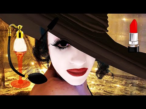 ASMR UNA BRUJA TE MAQUILLA RAPIDO BAJO LA LLUVIA🧙‍♀️  Lady Dimitrescu 🧙‍♀️ FAST MAGIC MAKEUP