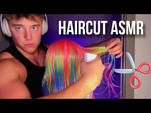 ASMR Haircut Simulation ✂️😴🌈