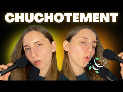 ASMR FR | CHUCHOTEMENTS proche du micro où je FLUCTUE ma RESPIRATION 😴