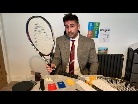 ASMR: A Meticulous Tennis Racket Inspection