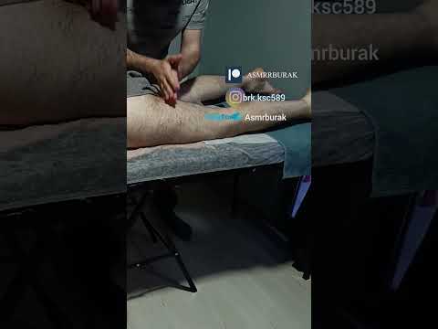 Relaxing intervention for hamstring muscles #satisfying #relaxing #asmr #shorts #massage
