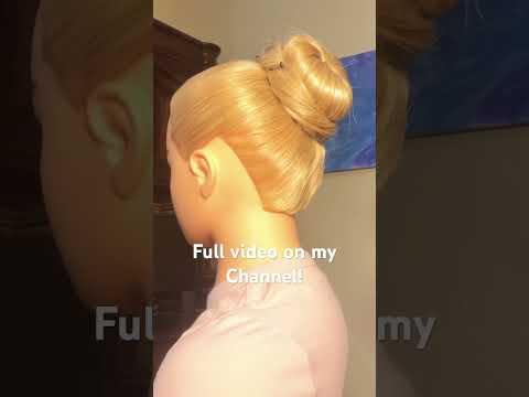Ballerina hair STYLING #foryou #asmr #hairplay #hairbrushing #hairstyling