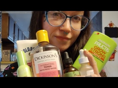 ASMR ♡ skin & hair care products