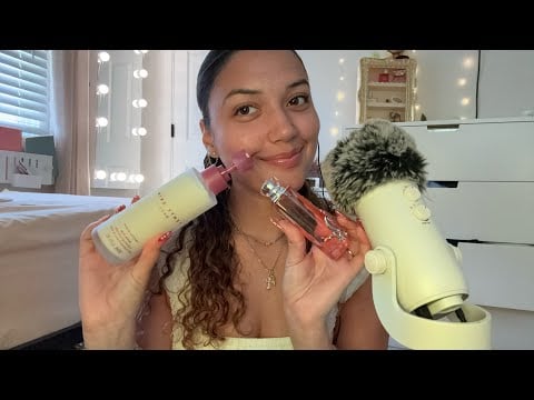 ASMR collective beauty haul 🛍️fast tapping & scratching + rambles 