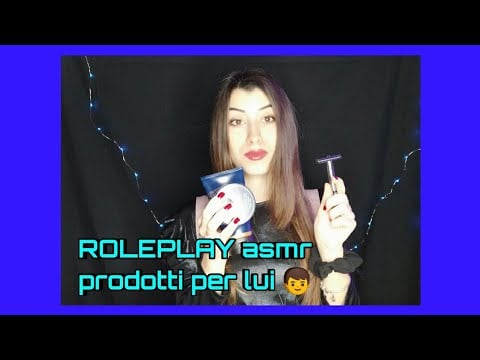 🇮🇹ASMR ITA• ROLEPLAY PRODOTTI DA BARBA PER LUI 👦.. #asmrita #roleplay #barba #relax