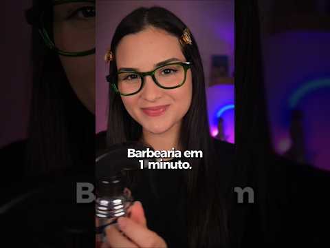 Cabelo, Barba & Bigode em 1 Minuto💈 #asmr #barbearia #barber