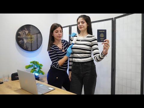 ASMR TSA Security Check | Fast & Aggressive Full Body Pat Down RolePlay | Real Person Tingles