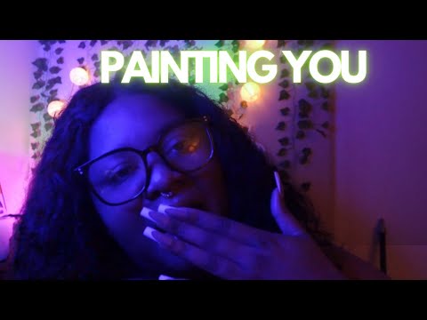 ASMR - You WILL  fall asleep FAST | Spit Painting you to Sleep (Personal Attention + Mouth Sounds)