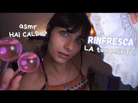 Rimedio contro il caldo🥵 ASMR ITA (primo video del mese) mouth sounds, hand movements, Liquid sounds