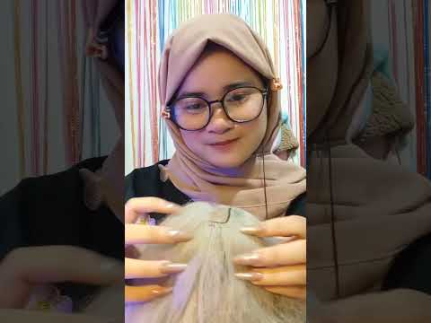 Massaging your head 💆‍♀️💆‍♂️ #asmrvideo