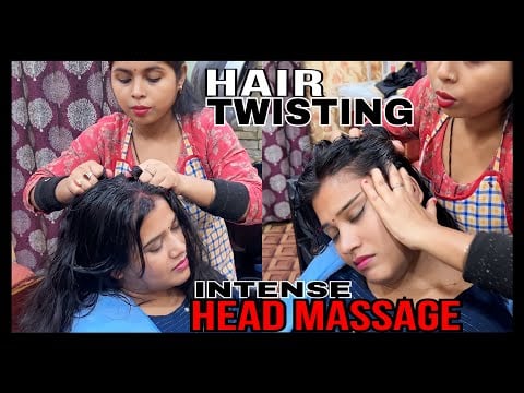 ASMR HAIR TWISTING INTENSE Head Massage By DoLL💈PILLS FOR DEEP SLEEP INSOMNIA CURE #asmr #insomnia