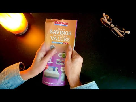 Soft-Spoken ASMR | Flipping Through the Costco Sales Flyer (May–June 2025)