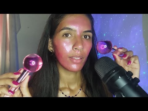ASMR FAZENDO SKINCARE EM MIM 💆🏽‍♀️