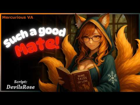 Sweet Kitsune librarian takes an interest in you [Flirty] [Soft FDOM] [comfort] [sleep aid] ASMR RP