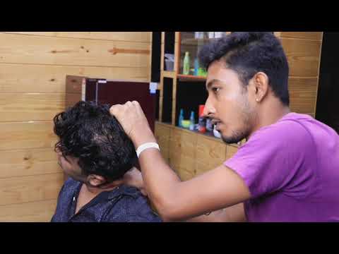 Young barber did my head body massage with wonderful crack | neck crack Indian barber ASMR