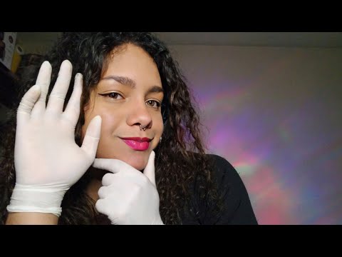 ASMR • Luvas de látex* hidratante, spray, tapping... #relax