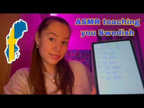 ASMR teaching you Swedish *ASMR på svenska*