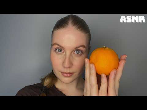 ASMR SUOMI | "Kaikki on hyvin" rauhoittelua ja rentouttavia ääniä appelsiinilla🍊