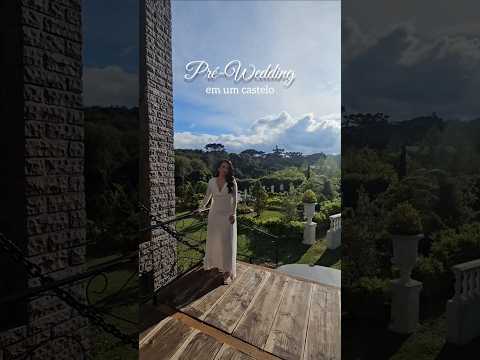 MEU PRÉ-WEDDING EM UM CASTELO 👰✨️🤍🏰