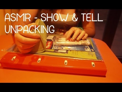 ASMR - enseñando cositas y unpacking - ASMR en español, Helsusurros.