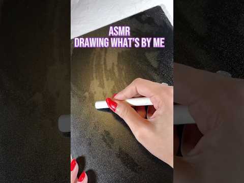 ASMR Chalkboard Drawing #asmr #drawing