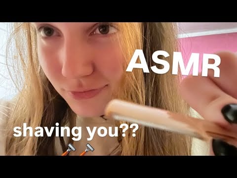 SHAVING 🪒 your face in 1 MINUTE ASMR 🪒