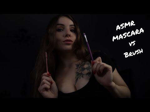 Mascara Wand ASMR vs Brushing Which is More RELAXING?