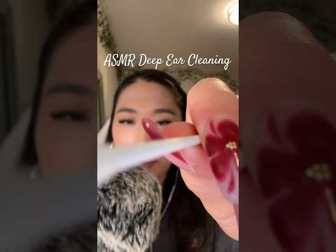 ASMR Deep Ear Cleaning reaching to your 🧠 #asmr #relaxing #asmrtingles