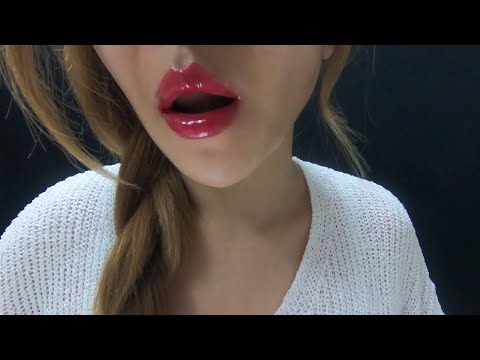 ASMRㅣfast & slow wet mouth soundsㅣLipstick Applicationㅣ빠르고 느린 입소리ㅣ자극적인 입소리ㅣ립스틱 도포