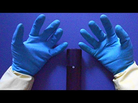 ASMR fast & aggressive sticky hand sounds (rubber gloves) no talking