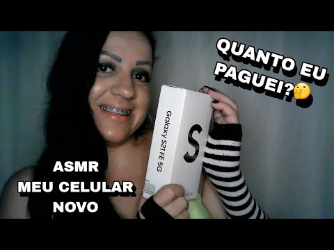 ASMR-MEU NOVO CELULAR  #unboxing #rumo2k #asmr #sonsdeboca