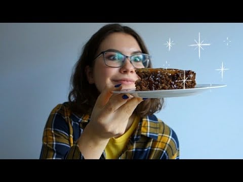 asmr | bake a gingerbread cake with me! | crinkles, cooking sounds, tingly whispered voiceover