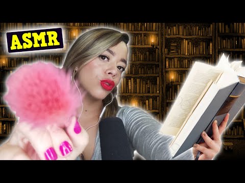 😴 ASMR MOUTH SOUNDS SPIT PAINTING INAUDIBLE POEM READING Mario Benedetti (relax) 💛