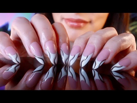 ASMR 100% Tapping for Guaranteed Sleep & Tingles ✨ Long Nails, No Talking