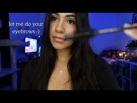 ASMR | Eyebrow RP (Cutting, Brushing, Filling)