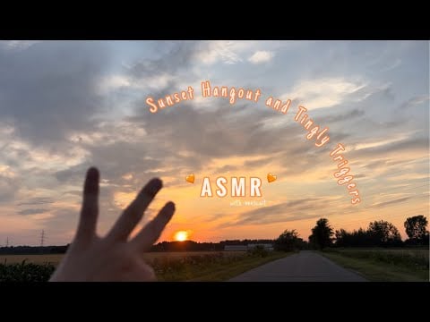 ASMR Outside | Sky Tracing, Tongue Clicking, Hand Movements, Camera Taps, Whispers & Soft Speaking