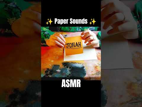 Sticky Paper Sounds ✨ Magic Transitions ✨ #asmrlikeasandbox #paperasmr #magic #reading