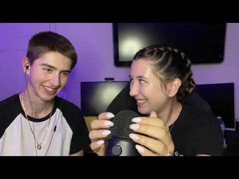 ASMR my girlfriend tries to give me tingles