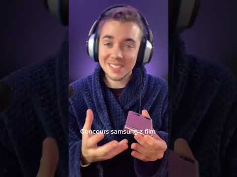 Asmr : concours Samsung a filp ! Abonne toi sur Instagram pour participer au concours !