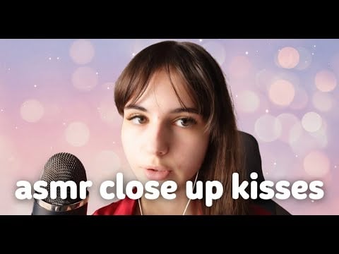 ASMR close up KISSES